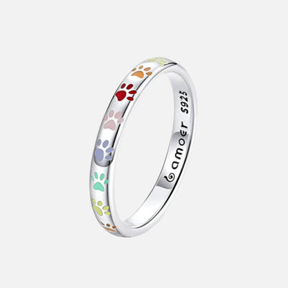 Éléa™ | Bague Empreintes Colorées