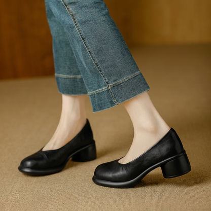 Brigitte | Talons Blocs Élégants