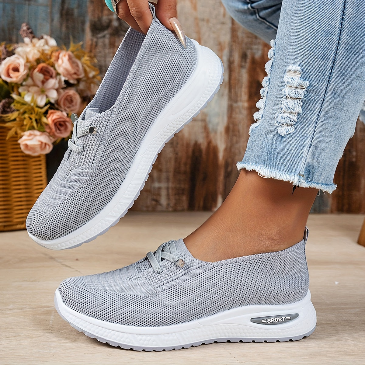 Salomé™ | Baskets Confort Maille Respirante