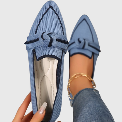 Pauline | Mocassins Confortables à Nœud