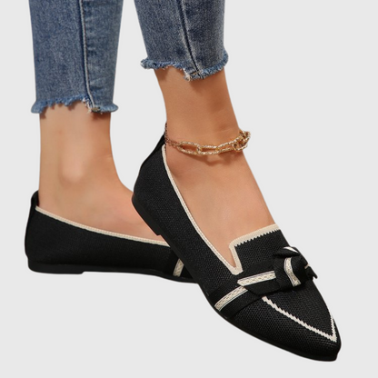 Pauline | Mocassins Confortables à Nœud