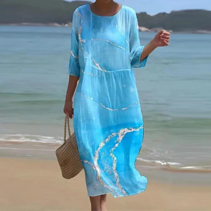 Rosavelle™ | Robe Florale Col Rond