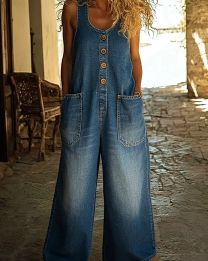 Loryxa™ | Denim Combinaison Charme Simple Authentique