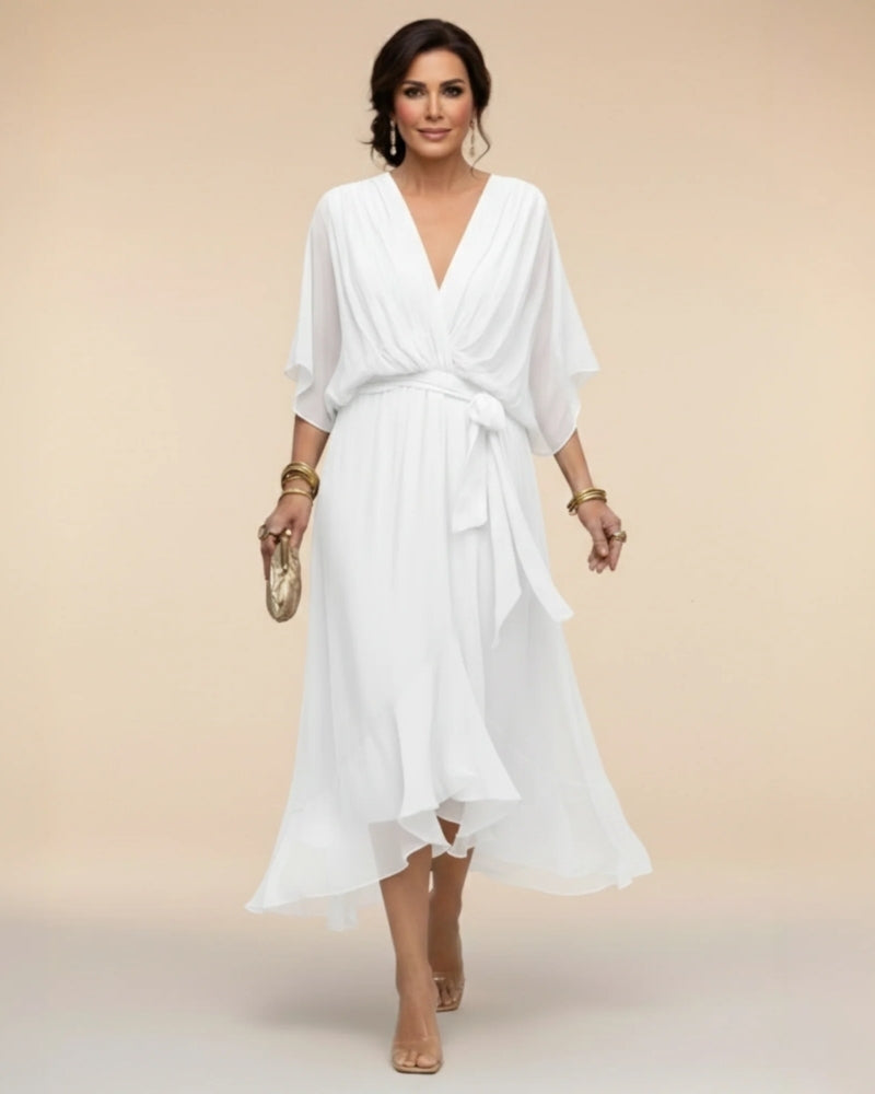 Camille | Robe Élégante à Décolleté en V