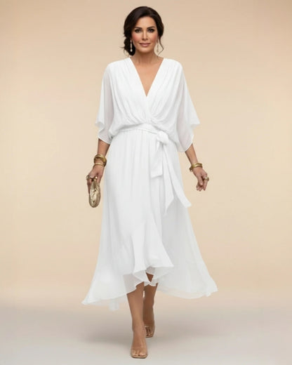 Camille | Robe Élégante à Décolleté en V