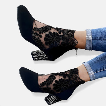 Chloé™ | Bottines Printanières Ajourées