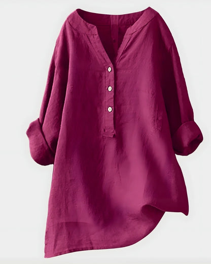 Audrey | Blouse Élégante à Col en V