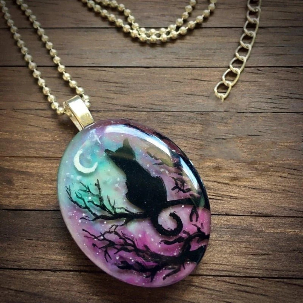 Séréna™ | Collier Chat Nuit