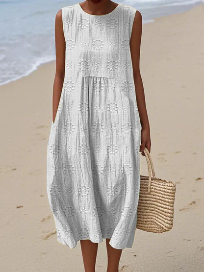 Clémérine™ | Robe Midi Poches