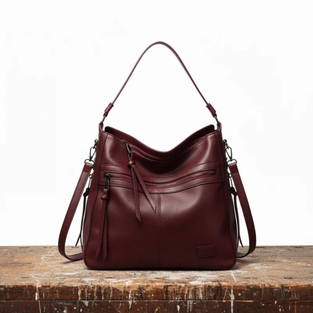 Solène™ | Sac en Cuir Drapé