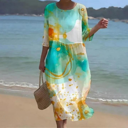 Rosavelle™ | Robe Florale Col Rond
