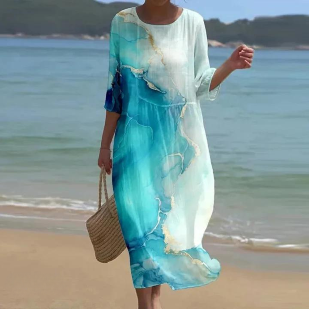 Rosavelle™ | Robe Florale Col Rond
