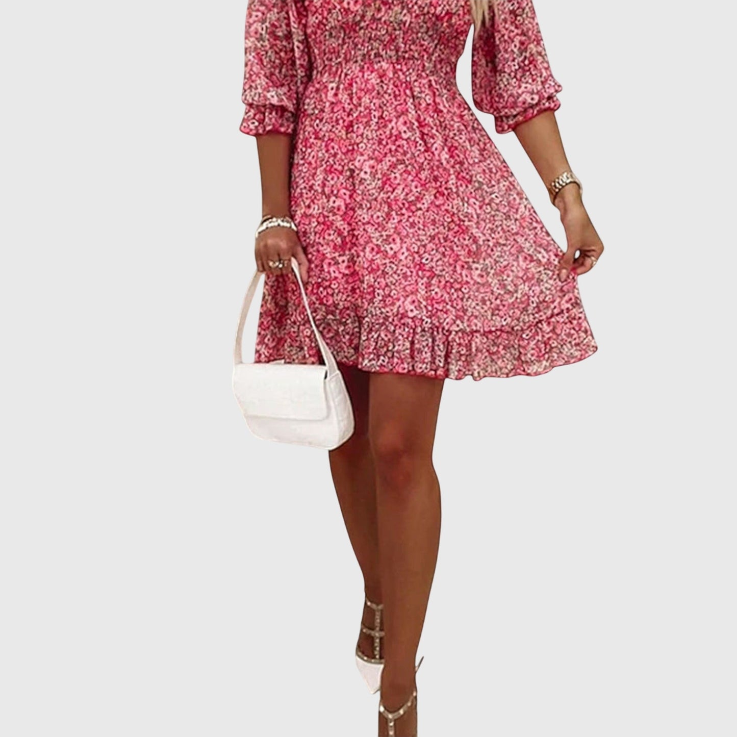 Lunéa™ | Robe Volantée Élégante