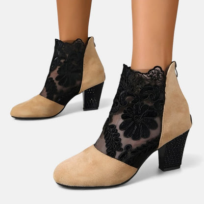 Chloé™ | Bottines Printanières Ajourées