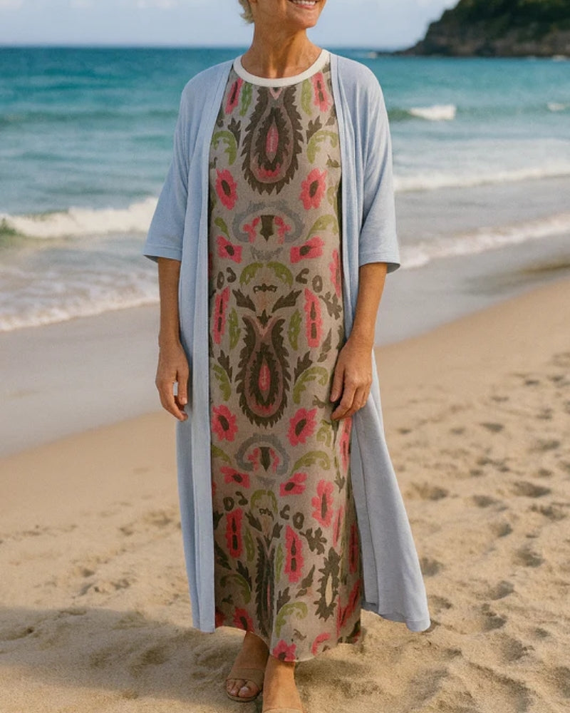 Élise | Robe Fluide Élégante et Confortable