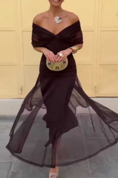 Lucie | Robe Maxi de Soirée Élégante