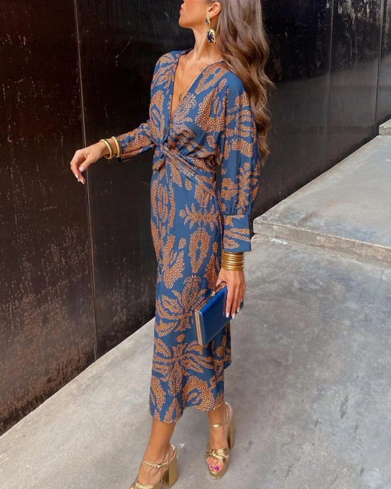 Camille | Robe Élégante Midi Femme