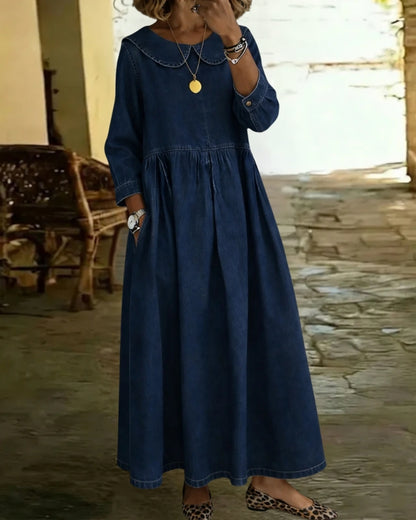 Alyndra™ | Denim Robe Ample Silhouette Flattée