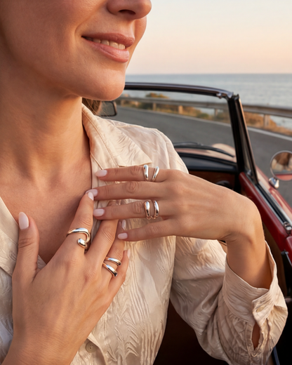 Béatrice™ | Bague Donne Ligne Élancée