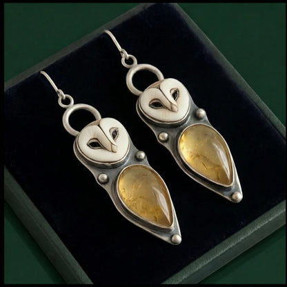 Aurore™ | Boucles Chouette Goutte