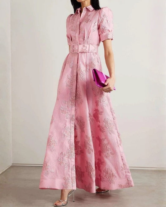 Anaëlle | Robe à Manches Courtes Bouffantes