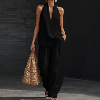 Chloé | Ensemble Deux Pièces à Texture Élégante