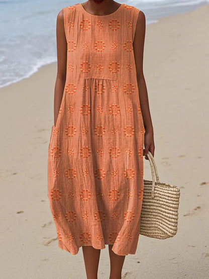 Clémérine™ | Robe Midi Poches