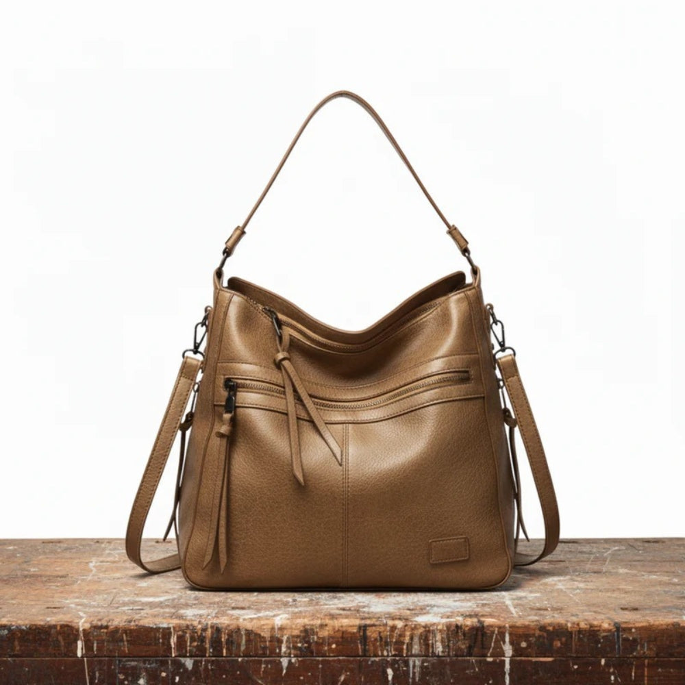 Solène™ | Sac en Cuir Drapé