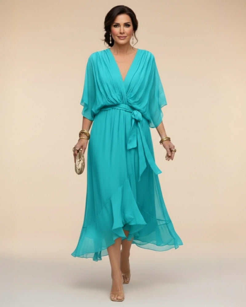 Camille | Robe Élégante à Décolleté en V