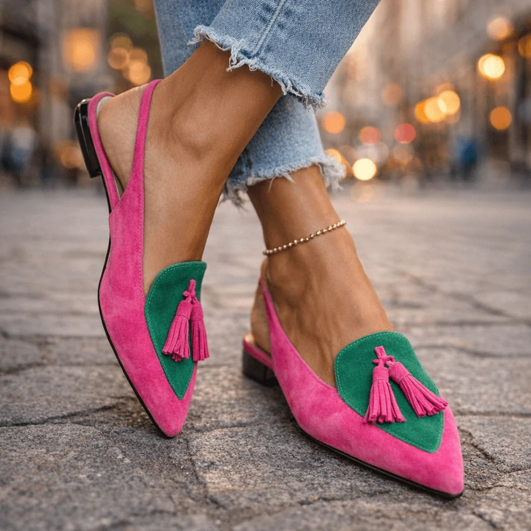 Aline | Slingbacks à Pampilles Élégantes