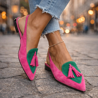 Aline | Slingbacks à Pampilles Élégantes
