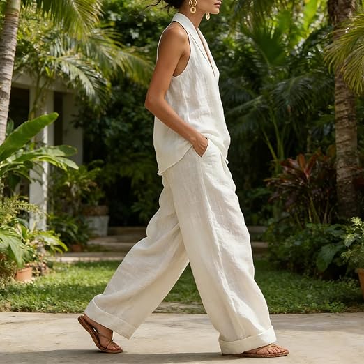 Chloé | Ensemble Deux Pièces à Texture Élégante