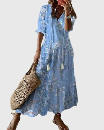 Sarah | Robe Maxi Bohème Vintage