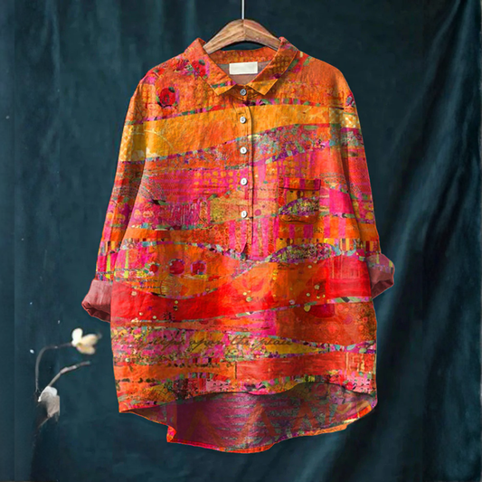 Soléane™ | Chemise Motifs Vibrants