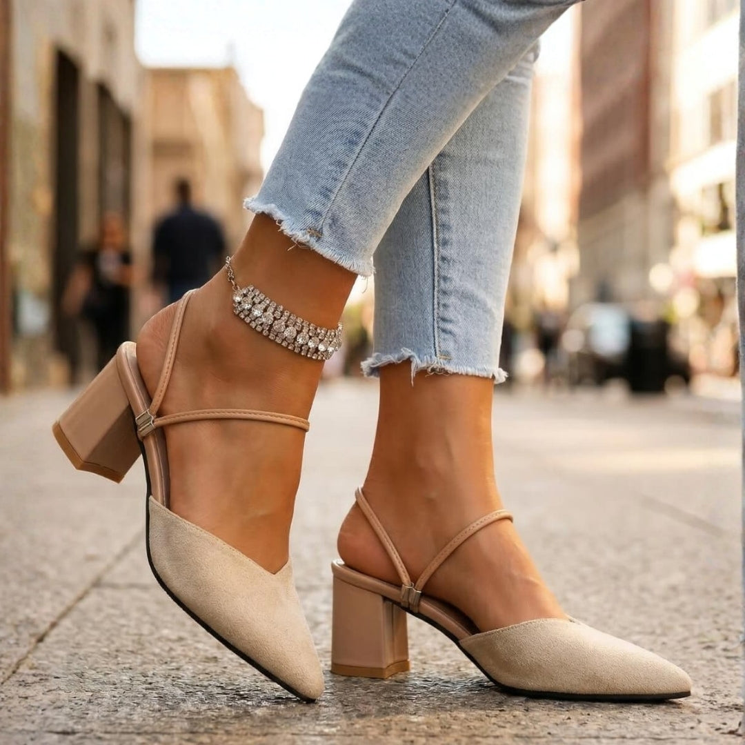 Louise | Talons à Bride Élégants