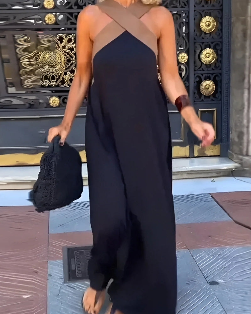 Sarah | Robe Élégante à Coupe Croisée
