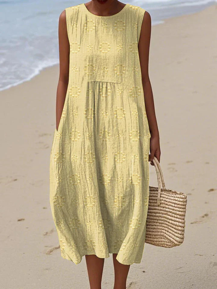 Clémérine™ | Robe Midi Poches