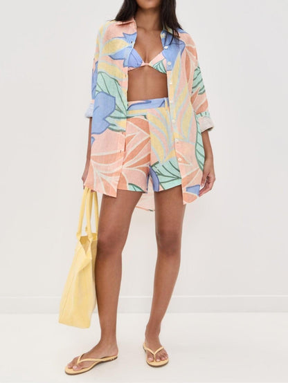 Joséphine | Robe Florale Élégante Imprimée