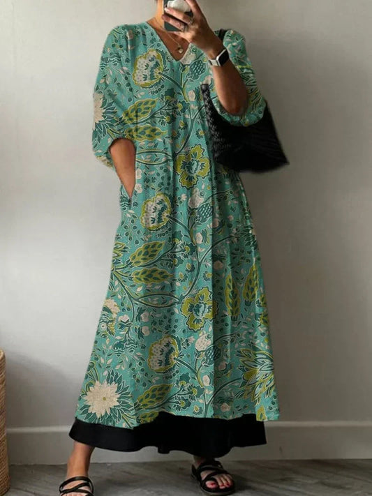 Lucie | Robe Florale Élégante Paula