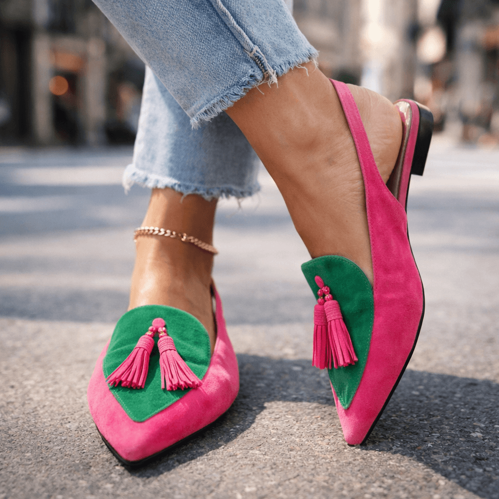 Aline | Slingbacks à Pampilles Élégantes