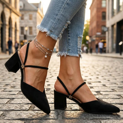 Louise | Talons à Bride Élégants