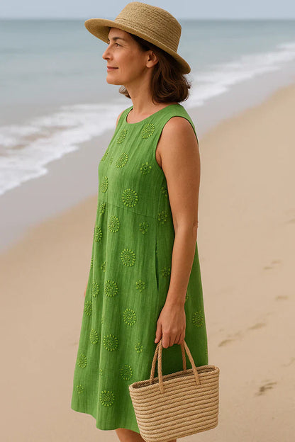 Clémérine™ | Robe Midi Poches