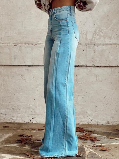 Amélie | Pantalon Large Élégant