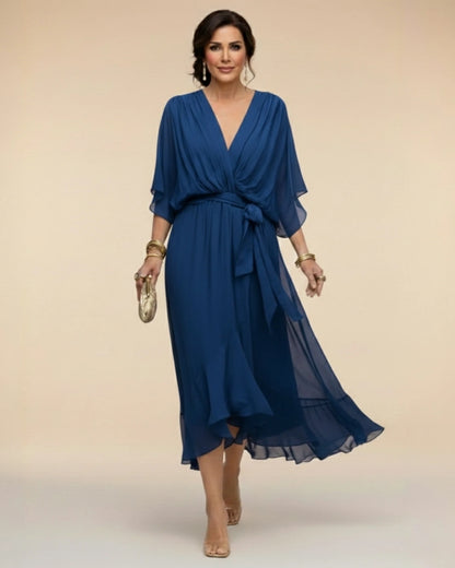 Camille | Robe Élégante à Décolleté en V