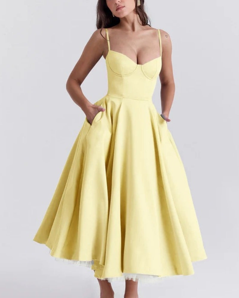 Camélia™ | Robe Taille Marquée