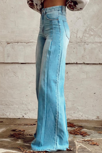 Cléa™ | Pantalon Vintage Fluide