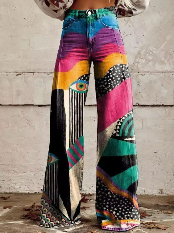 Léonie™ | Pantalon Bohème Souple