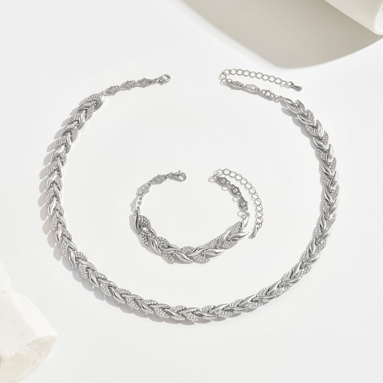 Marilou™ | Parure Maillons Tressés