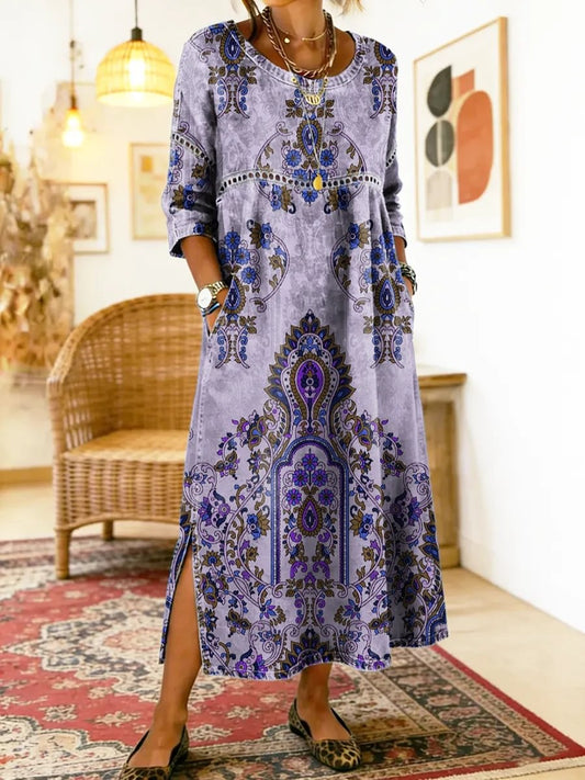 Clara | Robe Imprimée Raffinée