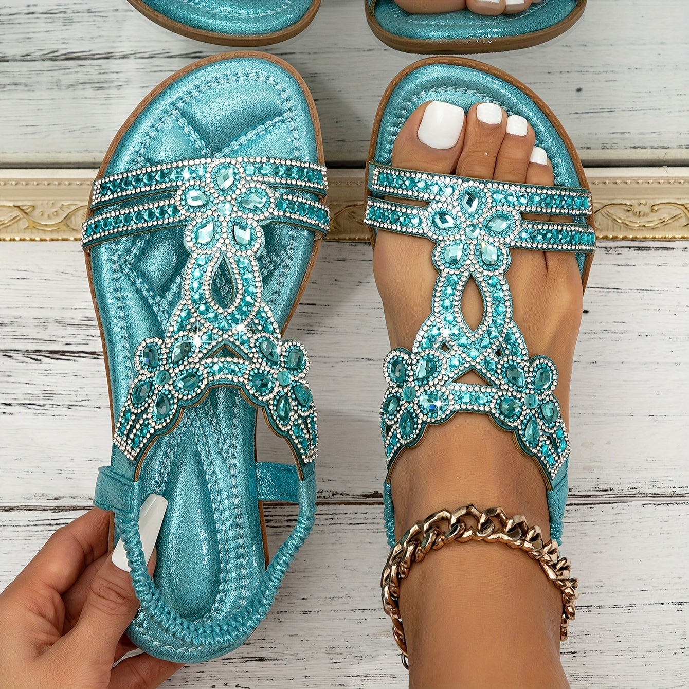 Victoire™ | Sandales Allure Brillante